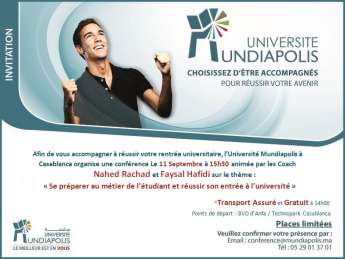 Nahed RACHAD et Faysal Hafidi à l'Université Mundiapolis à Casablanca