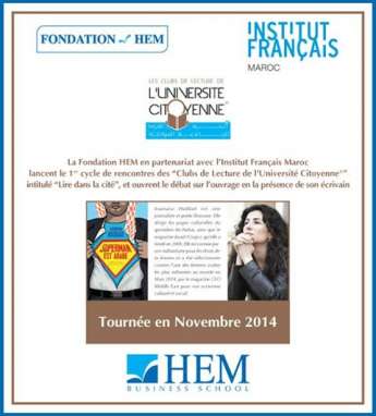 HEM - Clubs de lecture de l’Université Citoyenne avec Joumana HADDAD