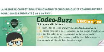 Lancement des inscriptions à la Compétition CODEandBUZZ
