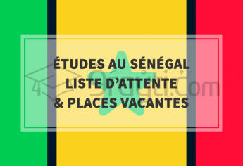 Bourses d’études au Sénégal 2019/2020 : Liste d’attente et nombre de places vacantes