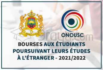 Bourses d'études au profit des étudiants marocains à l'étranger 2021-2022