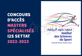 Concours d’accès aux Masters Spécialisés de l'I2S Settat 2022-2023
