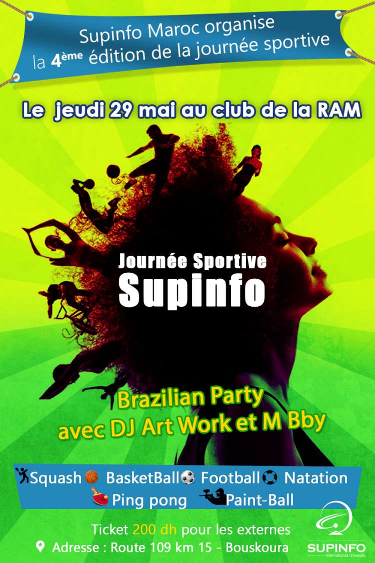 SUPINFO Maroc: Journée Sportive 2014