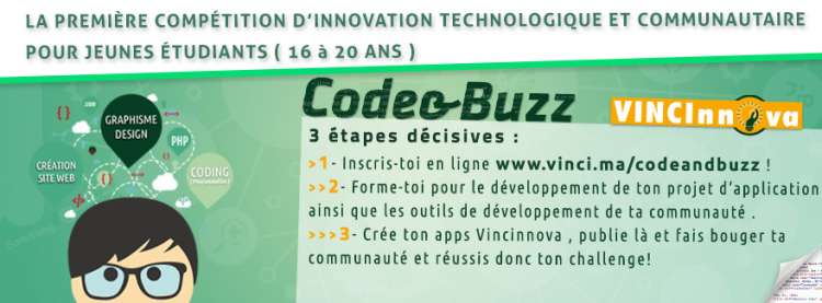 Lancement de la compétition Codeandbuzz le 01 Avril