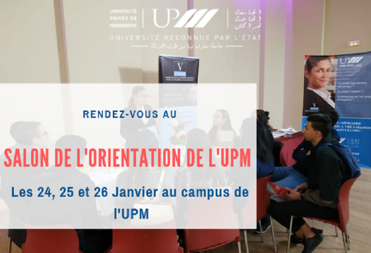 Salon de l'orientation de l'UPM du 24 au 26 Janvier 2019
