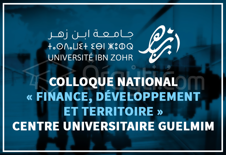 Appel à communication au colloque national « Finance, Développement et Territoire » 2020