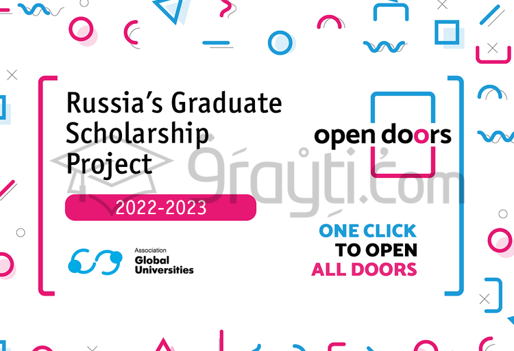 Programme Open Doors : Bourses d'études aux cycles Master et Doctorat en Russie 2022-2023